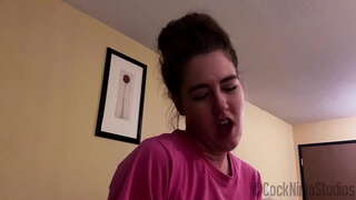 ���శ Sis చేస్తుంది అడుగు Bro Jerk Off For Her